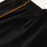 2026/27 Roma Black Hoody Thickened Fluff Zipper Jacket Tracksuit