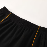 2026/27 Roma Black Hoody Thickened Fluff Zipper Jacket Tracksuit