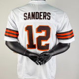 SANDERS #12 Men's Cleveland Browns NFL Jersey 布朗