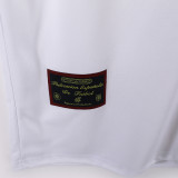 1996 Spain Away White Retro Long Sleeve Soccer Jersey