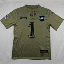 HURTS #1 Men's Philadelphia Eagles NFL Jersey  老鹰