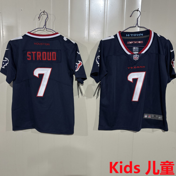 STROUD #7 Houston Texans Kids NFL Jersey 德州人