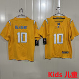 HERBERT #10 Los Angeles Chargers Kids NFL Jersey 闪电