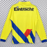 1993/1995 Frankfurt Away Yellow Retro Long Sleeve Soccer Jersey