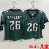 BARKLEY #26 Philadelphia Eagles Kids NFL Jersey 老鹰