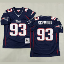 SEYMOUR #93 Men's New England Patriots Retro NFL Jersey 爱国者
