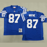 WAYNE #87 Men's Indianapolis Colts Retro NFL Jersey 小马