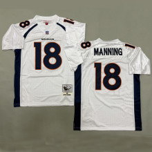 MANNING #18 Men's Denver Broncos Retro NFL Jersey 野马