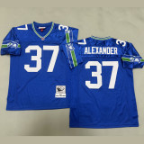 ALEXANDER #37 Men's Seattle Seahawks Retro NFL Jersey 海鹰