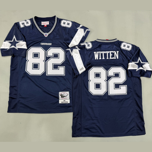 WITTEN #82 Men's Dallas Cowboys Retro NFL Jersey 牛仔