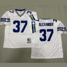 ALEXANDER #37 Men's Seattle Seahawks Retro NFL Jersey 海鹰