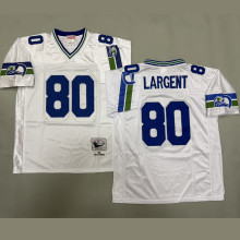 LARGENT #80 Men's Seattle Seahawks Retro NFL Jersey 海鹰