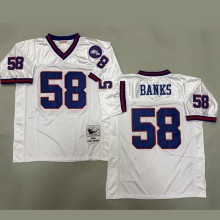 BANKS #58 Men's New York Giants Retro NFL Jersey 巨人
