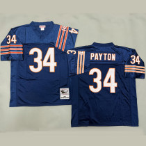 PAYTON #34 Men's Chicago Bears Retro NFL Jersey 熊队