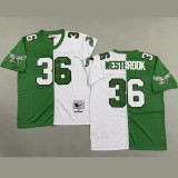 WESTBROOK #36 Men's Philadelphia Eagles Retro NFL Jersey 老鹰
