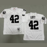 LOTT #42 Men's Las Vegas Raiders Retro NFL Jersey 突袭者