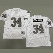JACKSON #34 Men's Las Vegas Raiders Retro NFL Jersey 突袭者