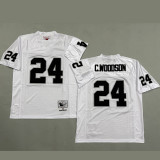 WOODSON #24 Men's Las Vegas Raiders Retro NFL Jersey 突袭者