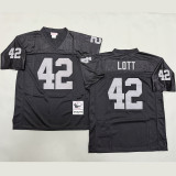 LOTT #42 Men's Las Vegas Raiders Retro NFL Jersey 突袭者