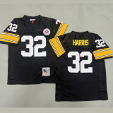 HARRIS #32 Men's Pittsburgh Steelers Retro NFL Jersey 钢人