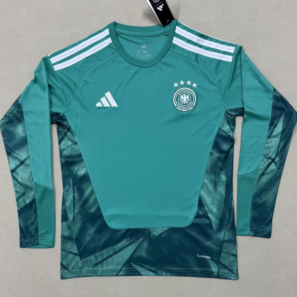 2026/27 Germany Goalkeeper Fans Long Sleeve Soccer Jersey
