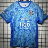 2025/26 Club Olimpia Third Blue Fans Soccer Jersey