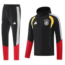 2026/27 Germany Black Hoody Zipper Jacket
