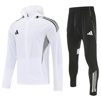 2026/27 AD~ White Hoody Zipper Jacket