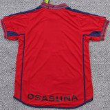 2000/2002 Osasuna Home Red Retro Soccer Jersey