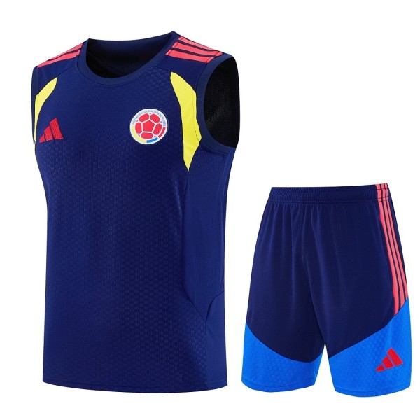 2026/27 Colombia Royal Blue  Vest Training Jersey (A Set)