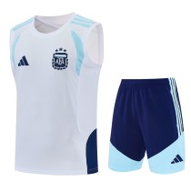 2026/27 Argentina White Vest Training Jersey (A Set)