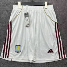 2025/26 Villa Home White Shorts Pants