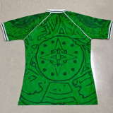 1997 Mexico Green Retro Soccer Jersey