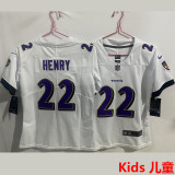 HENRY #22 Baltimore Ravens Kids NFL Jersey 乌鸦