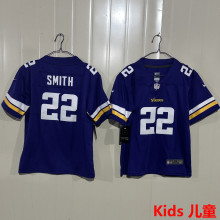 SMITH #22 Minnesota Vikings Kids NFL Jersey 维京人