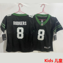 RODGERS #8 New York Jets Kids NFL Jersey 喷气机