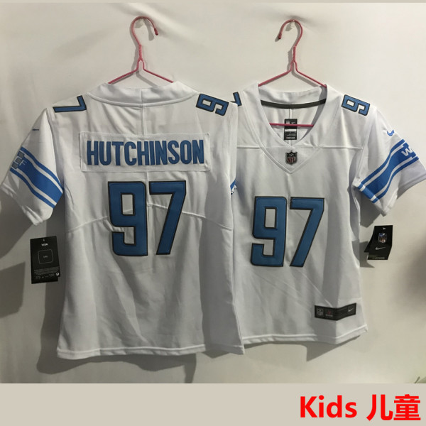 HUTCHINSON #97 Detroit Lions Kids NFL Jersey 雄狮