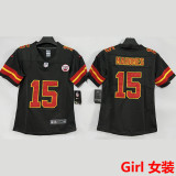 MAHOMES #15 Kansas City Chiefs Girl NFL Jersey 酋长