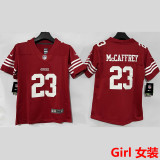 McCAFFREY #23 San Francisco 49ers Girl NFL Jersey 49人