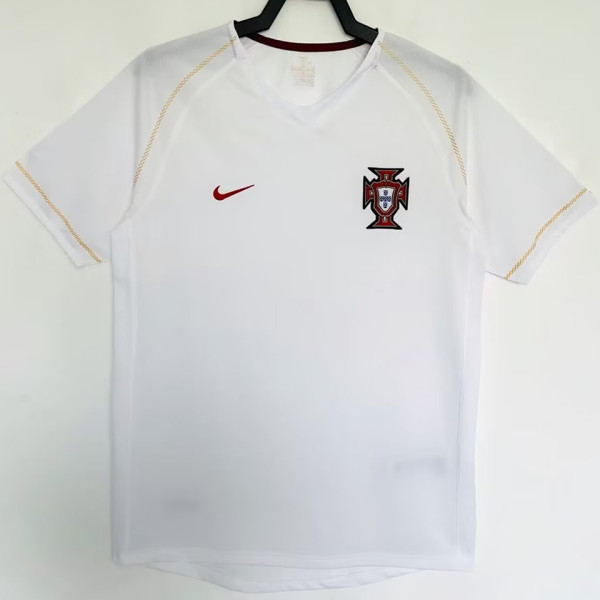 2006 Portugal Third White Retro Soccer Jersey