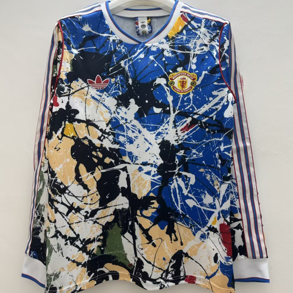 2026/27 M Utd x The Stone Roses Long Sleeve Soccer Jersey