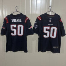 VRABEL #50 Men's New England Patriots NFL Jersey 爱国者