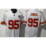 JONES #95 Men's Kansas City Chiefs NFL Jersey 酋长  (3代）