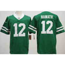 MAMATH #12 Men's New York Jets Retro NFL Jersey 喷气机   (3代）