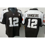 SANDERS #12 Men's Cleveland Browns NFL Jersey 布朗  (3代）