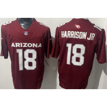 HARRISON JR #18 Men's Arizona Cardinals NFL Jersey 红雀   (3代）