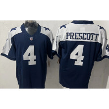 PRESCOTT #4 Men's Dallas Cowboys NFL Jersey 牛仔   (3代）