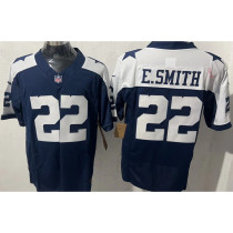 E.SMITH #22 Men's Dallas Cowboys NFL Jersey 牛仔   (3代）
