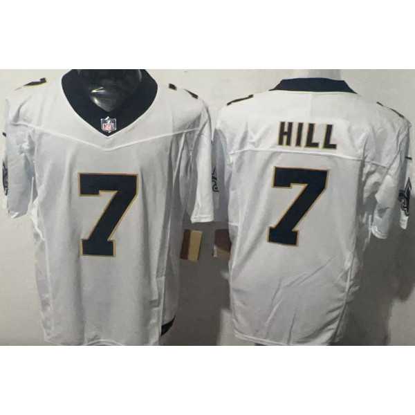 HILL #7 Men's New Orleans Saints NFL Jersey 圣徒   (3代）