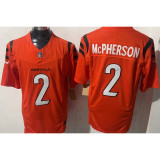 McPHERSON #2 Men's Cincinnati Bengals NFL Jersey 猛虎   (3代）